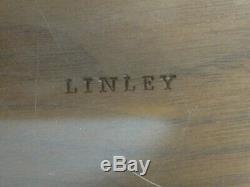 DAVID LINLEY Wooden / Wood & Silver Plated LARGE Cigar Ashtray
