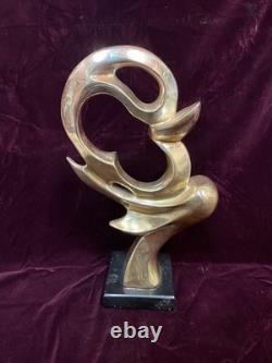 D'Argenta Mendoza Signed Silver And Gold Plate Abstract Sculpture 222/250