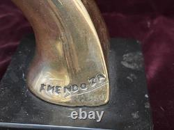 D'Argenta Mendoza Signed Silver And Gold Plate Abstract Sculpture 222/250