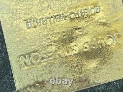 D'Argenta Mendoza Signed Silver And Gold Plate Abstract Sculpture 222/250