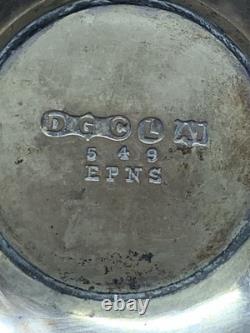 Damaged Antique Art Nouveau EPNS Silver Plate Tazza DGCL A1 549 EPNS