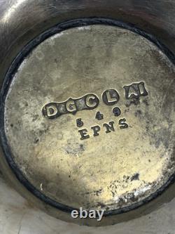Damaged Antique Art Nouveau EPNS Silver Plate Tazza DGCL A1 549 EPNS