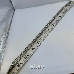 Dansk Smykkekunst Amethyst Silver Plate Pendant Necklace Vintage 1970s Brutalist