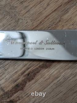 Davenport & Sullivan Silver plated with Gilt hold handles Cutlery set
