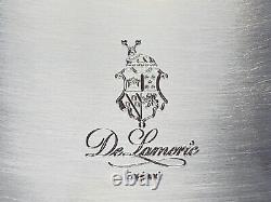 De Lamerie China Caravel Pattern Encrusted Edge Lay Silver Plated Tray 14
