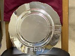 De Lamerie Royale Pat Heavily Encrusted Gilt Lay & Jewels Silver Plated Tray 14