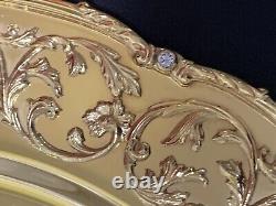 De Lamerie Royale Pat Heavily Encrusted Gilt Lay & Jewels Silver Plated Tray 14