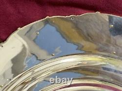 De Lamerie Royale Pat Heavily Encrusted Gilt Lay & Jewels Silver Plated Tray 14