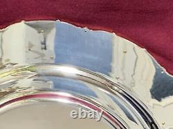 De Lamerie Royale Pat Heavily Encrusted Gilt Lay & Jewels Silver Plated Tray 14