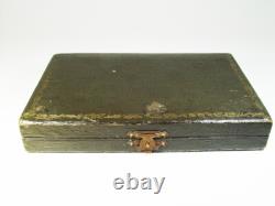 Divine WMF Art Nouveau Cigarette Case & Match Safe'Vesta' in Original Case