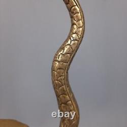 Dragon sculptures candle holders Indonesian vintage pair candle holders mid'900