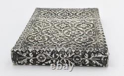 ELKINGTON & CO INDIAN STYLE SILVER PLATE CALLING CARD CASE c1870