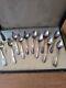 ERCUIS Jewel Case Twelve Spoons Coffee Mocha silver plated Pattern Rib And Beads