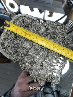 Early 1900's Chinese Silver Plate Filigree Purse