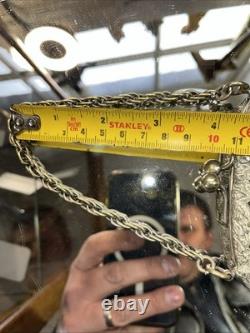 Early 1900's Chinese Silver Plate Filigree Purse