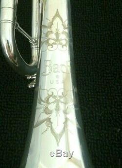 Early 1990's Silver Plated Bach TR-200 Step-Up Trumpet with Original Case