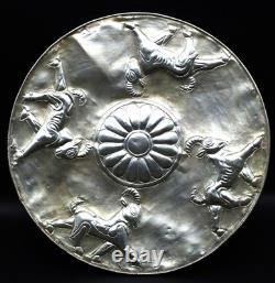 Early 19th C Near Eastern White Metal Geman Silver Antique plate