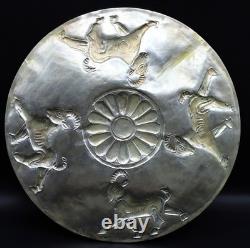 Early 19th C Near Eastern White Metal Geman Silver Antique plate