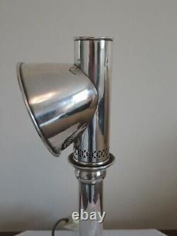 Early 20th Century Converted To Electric Silver Plated Students Desk Lamp