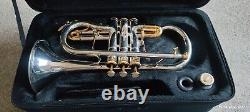 Eastman Silver Eb Soprano Cornet with Case & original mouthpiece