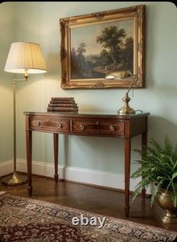 Edwardian Inlaid Cutlery Side Table/Buffet. Mapping&Webb Silver plated Cutlery