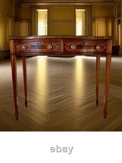 Edwardian Inlaid Cutlery Side Table/Buffet. Mapping&Webb Silver plated Cutlery