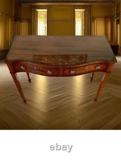Edwardian Inlaid Cutlery Side Table/Buffet. Mapping&Webb Silver plated Cutlery
