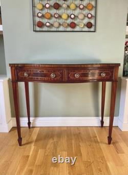 Edwardian Inlaid Cutlery Side Table/Buffet. Mapping&Webb Silver plated Cutlery