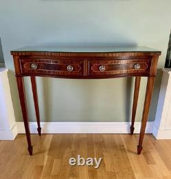 Edwardian Inlaid Cutlery Side Table/Buffet. Mapping&Webb Silver plated Cutlery