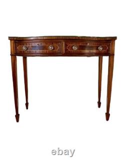 Edwardian Inlaid Cutlery Side Table/Buffet. Mapping&Webb Silver plated Cutlery