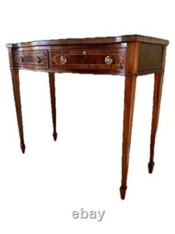 Edwardian Inlaid Cutlery Side Table/Buffet. Mapping&Webb Silver plated Cutlery