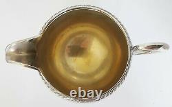 Edwardian SilverPlate Tea Set Oneida Silversmiths Teapot, Milk Jug & Sugar Bowl