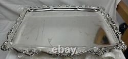 Elegance In Silver 4 Pc Tea & Coffee Set With Serving Tray In Original Box New
