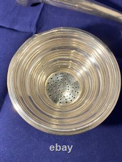Elegant Silver Plated Two Part Wine or Port Funnel