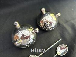 Elkington Silver Plated Cruet Set? In Style Of Christopher Dresser? England 1903