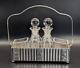 Emanuel Josef Margold Wolkenstein & Gluckselig Cruet Set Glass Secessionist