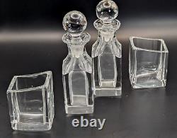 Emanuel Josef Margold Wolkenstein & Gluckselig Cruet Set Glass Secessionist