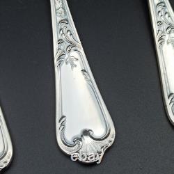 Ercuis 12 Silver Plated Table Spoons Model Dubarry / Du Barry