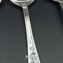 Ercuis 12 Silver Plated Table Spoons Model Dubarry / Du Barry