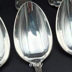 Ercuis 12 Silver Plated Table Spoons Model Dubarry / Du Barry