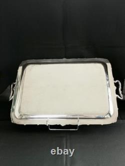 Ercuis Large Silver-Plated Bronze Tray Circa 1880 Excellent Condition
