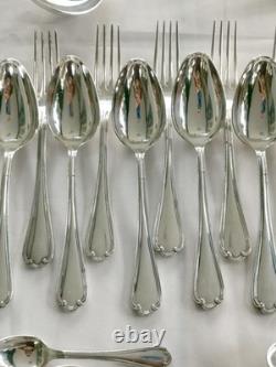 Ercuis Sully Silver Plated Cutlery Set In Perfect Condition 37 Pieces
