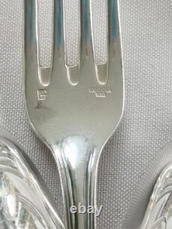 Ercuis Sully Silver Plated Cutlery Set In Perfect Condition 37 Pieces