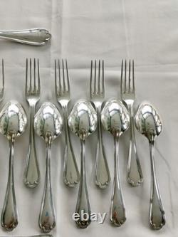 Ercuis Sully Silver Plated Cutlery Set In Perfect Condition 37 Pieces