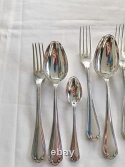 Ercuis Sully Silver Plated Cutlery Set In Perfect Condition 37 Pieces