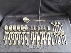 Ercuis Trianon Cutlery Set 37 Pieces Silver Plated Excellent Condition