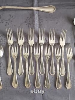Ercuis Trianon Cutlery Set 37 Pieces Silver Plated Excellent Condition