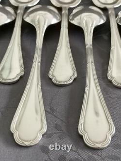 Ercuis Trianon Cutlery Set 37 Pieces Silver Plated Excellent Condition