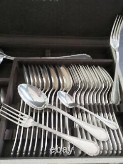 Ercuis Trianon Cutlery Set 37 Pieces Silver Plated Excellent Condition