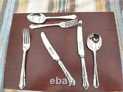 Excellent Dubarry Unused Sheffield Silver Plate Cutlery Set Cased